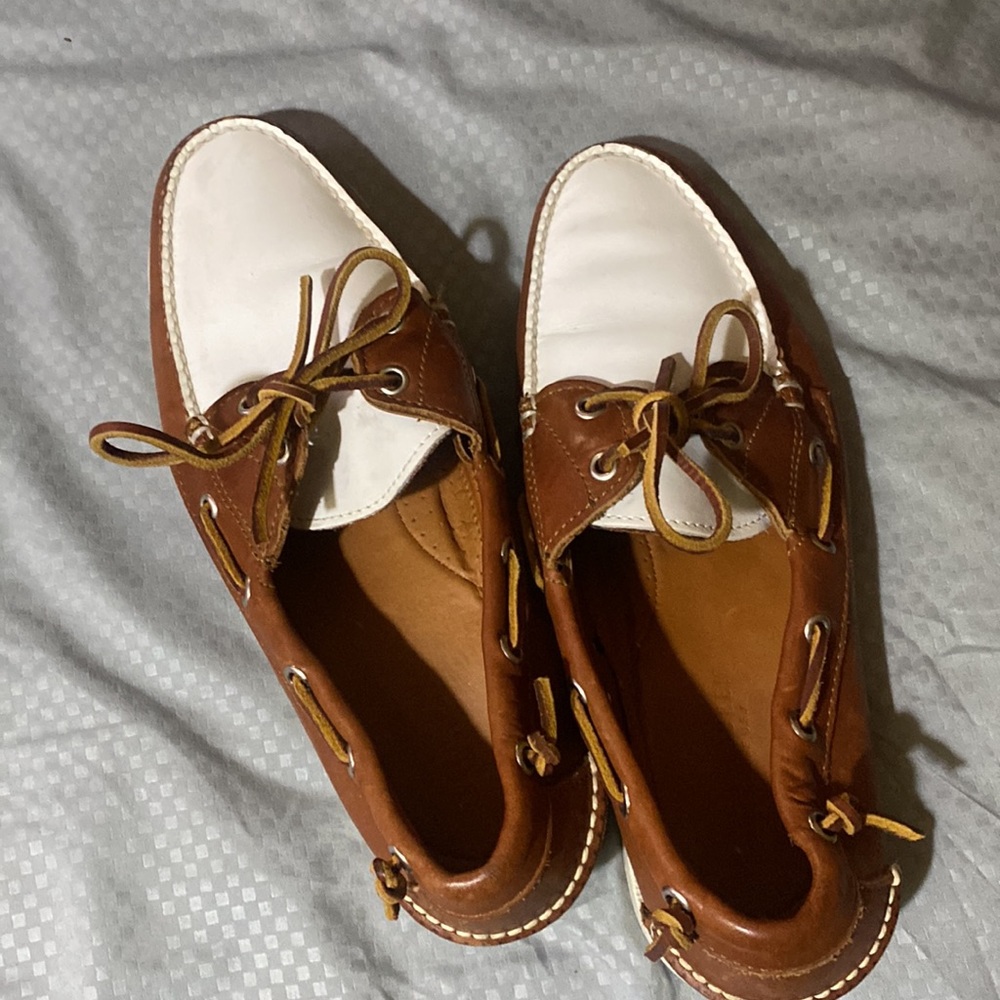 Lightly Used Mens Ralph Lauren Boat Shoes Size 8.5D - Picture 4 of 9